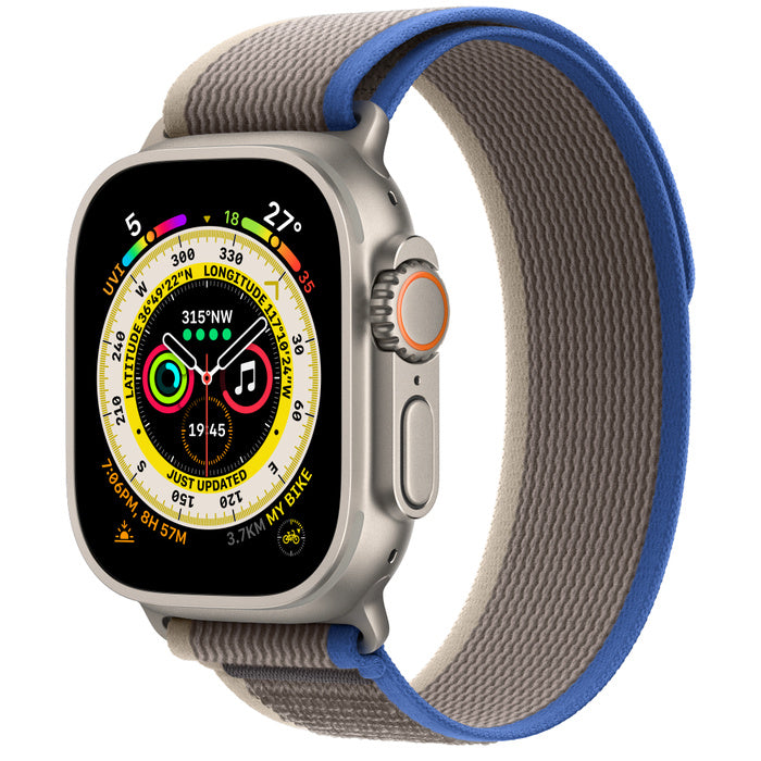 Apple Watch Ultra GPS Smartwatch - Titanium Case, Cellular, Heart Rate Monitor