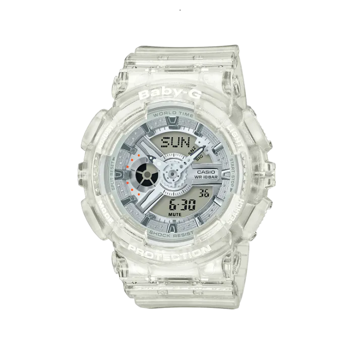 BABY-G Women Watch – Casual Resin Band, Shock Resistant, 100m Water Resistant
