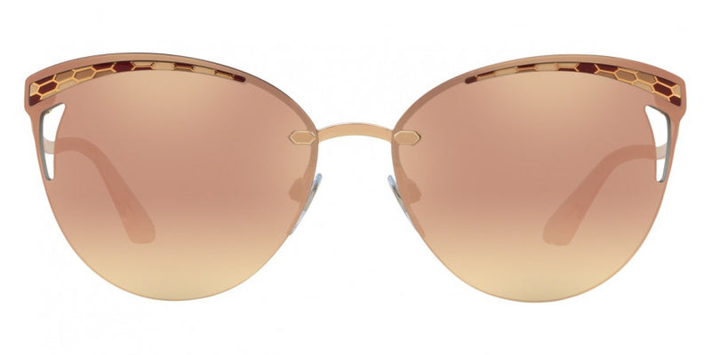 Bvlgari Pink/Gold Metal Women BV6110-20144Z-63 Sunglasses