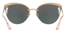Bvlgari Pink/Gold Metal Women BV6110-20144Z-63 Sunglasses