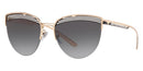 Bvlgari Gold Metal Women BV6118-20338G-58 Sunglasses