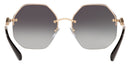 Bvlgari Gold Metal Women BV6122B-20148G-58 Sunglasses