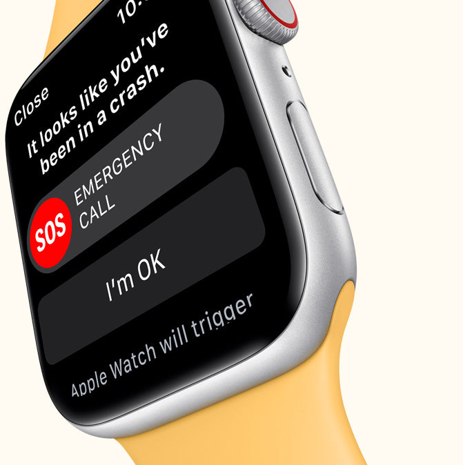 Apple Watch SE GPS Smartwatch - 40mm Aluminum Case, Water Resistant, Crash Detection