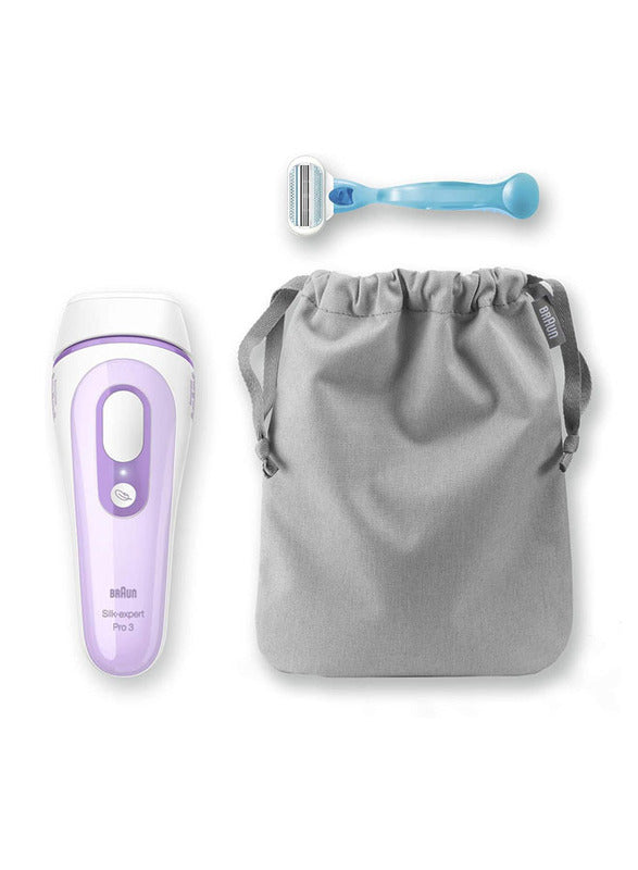 IPL Silk-expert PL 3011, hair removal system for use on body and face, 300,000 flashes with 2 extras : Venus razor and premium bag