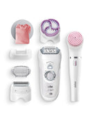 Braun Silk-épil 7 SensoSmart Beauty Set, wet & dry, legs, body & face, 4 attachments - PHY & E-COM ONLY