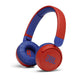 Kids Wireless Headphones - JBL JR310BT Red On-Ear Bluetooth Headset With Mic