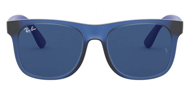 Ray-Ban Junior Justin RJ9069S 706080 48 - Rubber Transparent Blue