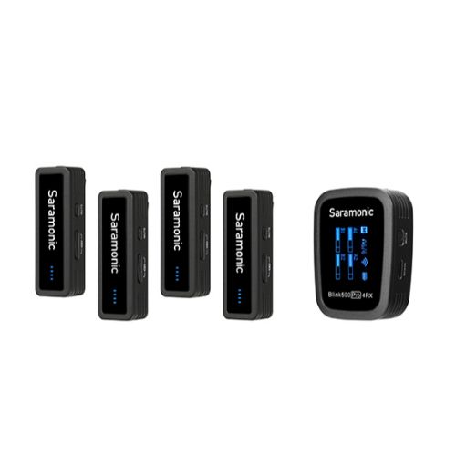 Saramonic Blink500 Pro B8 Wireless Microphone System Kit (RX+TXS+TXS+TXS+TXS)