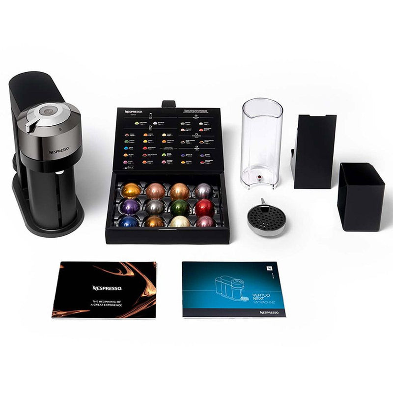 Nespresso Vertuo Next Coffee Machine-Chrome Deluxe Gray EU version